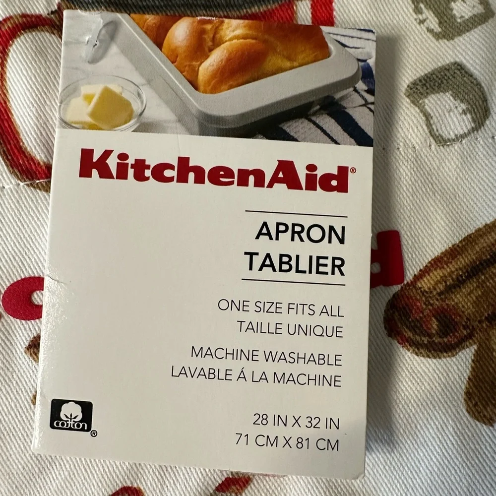 NEW KitchenAid CHRISTMAS Apron with Pocket